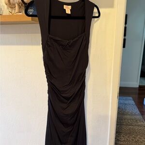Camila Coelho Strapless Black Dress